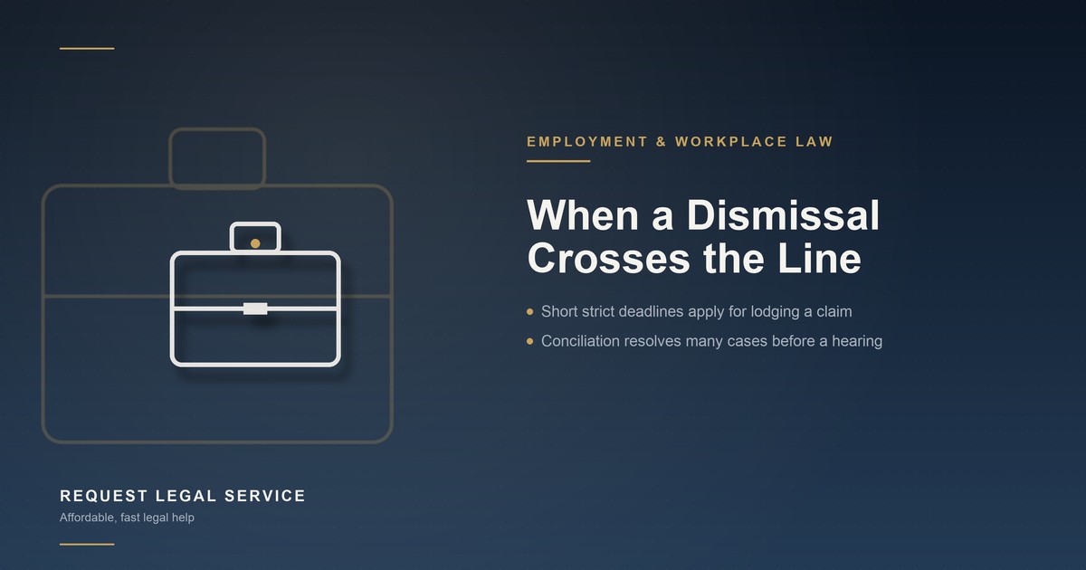 Unfair Dismissal in Australia: What It Is and What to Do Next