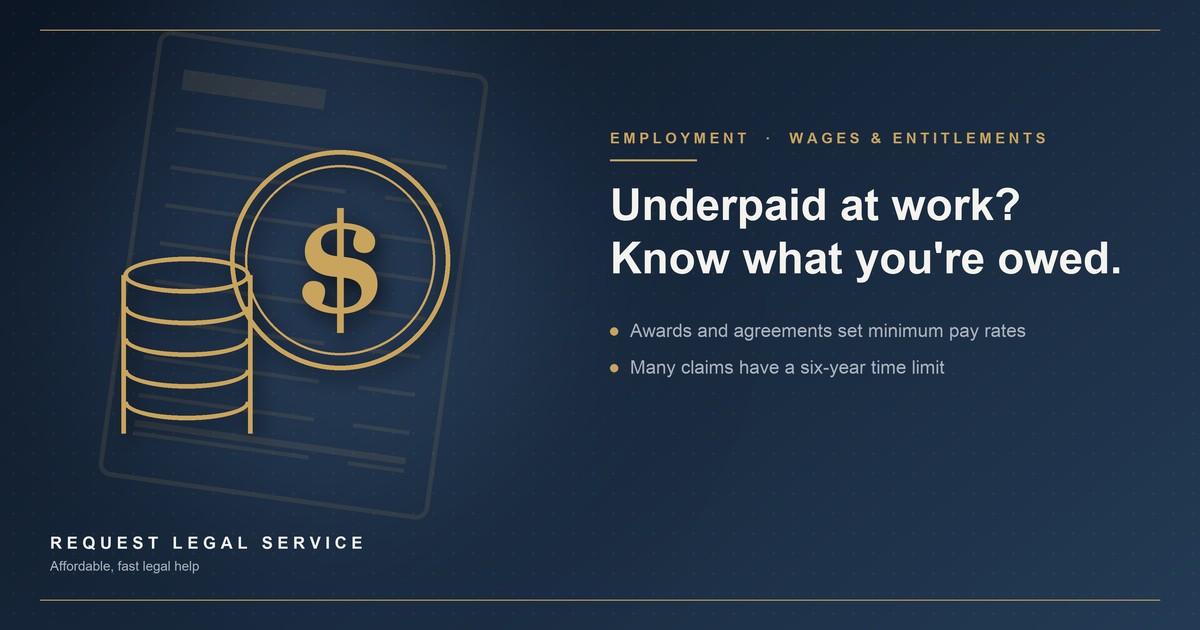 Underpaid at Work? How Wage and Entitlement Disputes Work in Australia
