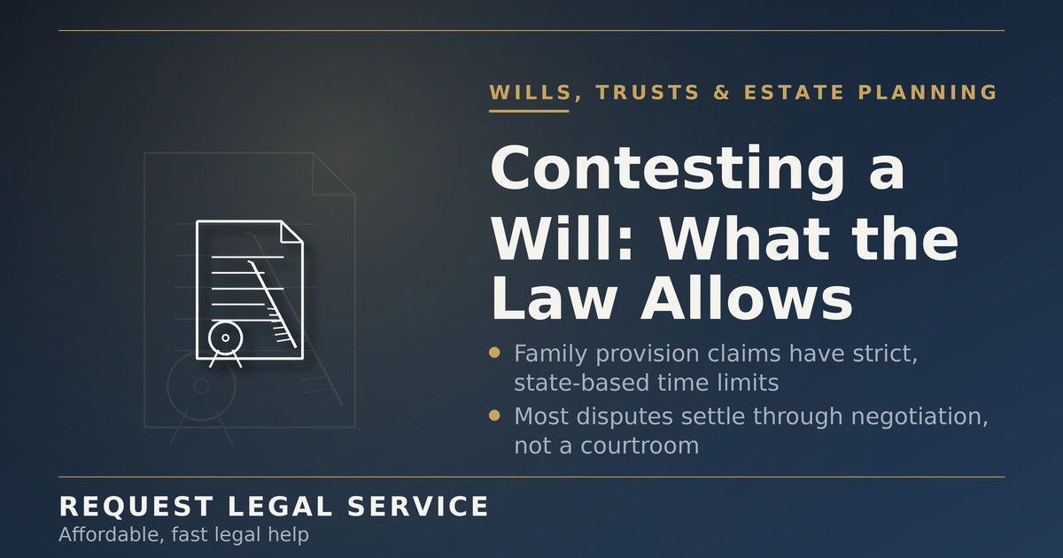 Contesting a Will in Australia: Who Can Challenge It and How the Process Works