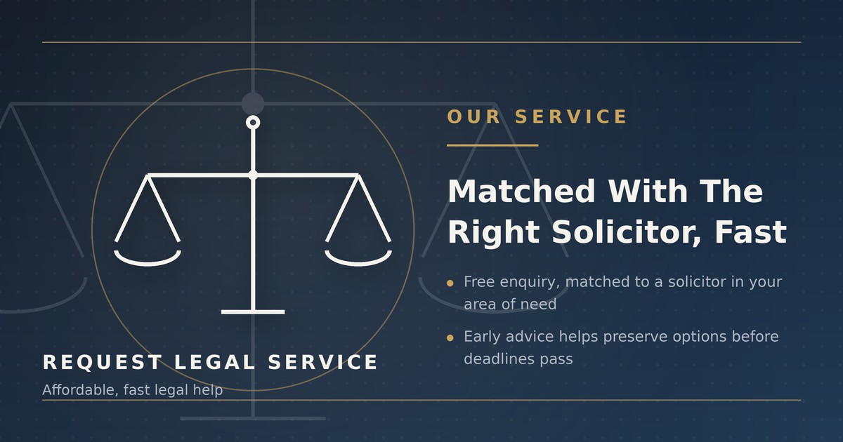 How Request Legal Service Matches You With the Right Solicitor, Fast