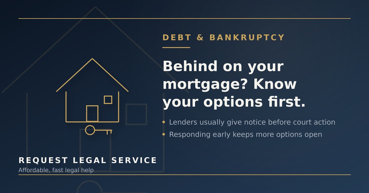 Falling Behind on Mortgage Repayments: What Your Options Are Before a Lender Moves to Repossess